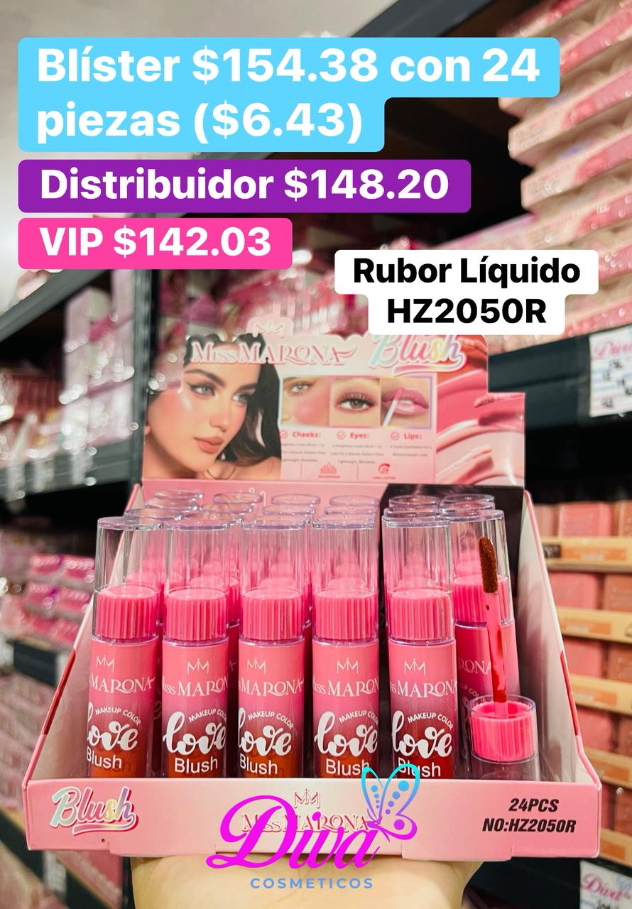 RUBOR LIQUIDO HZ2050R B/24