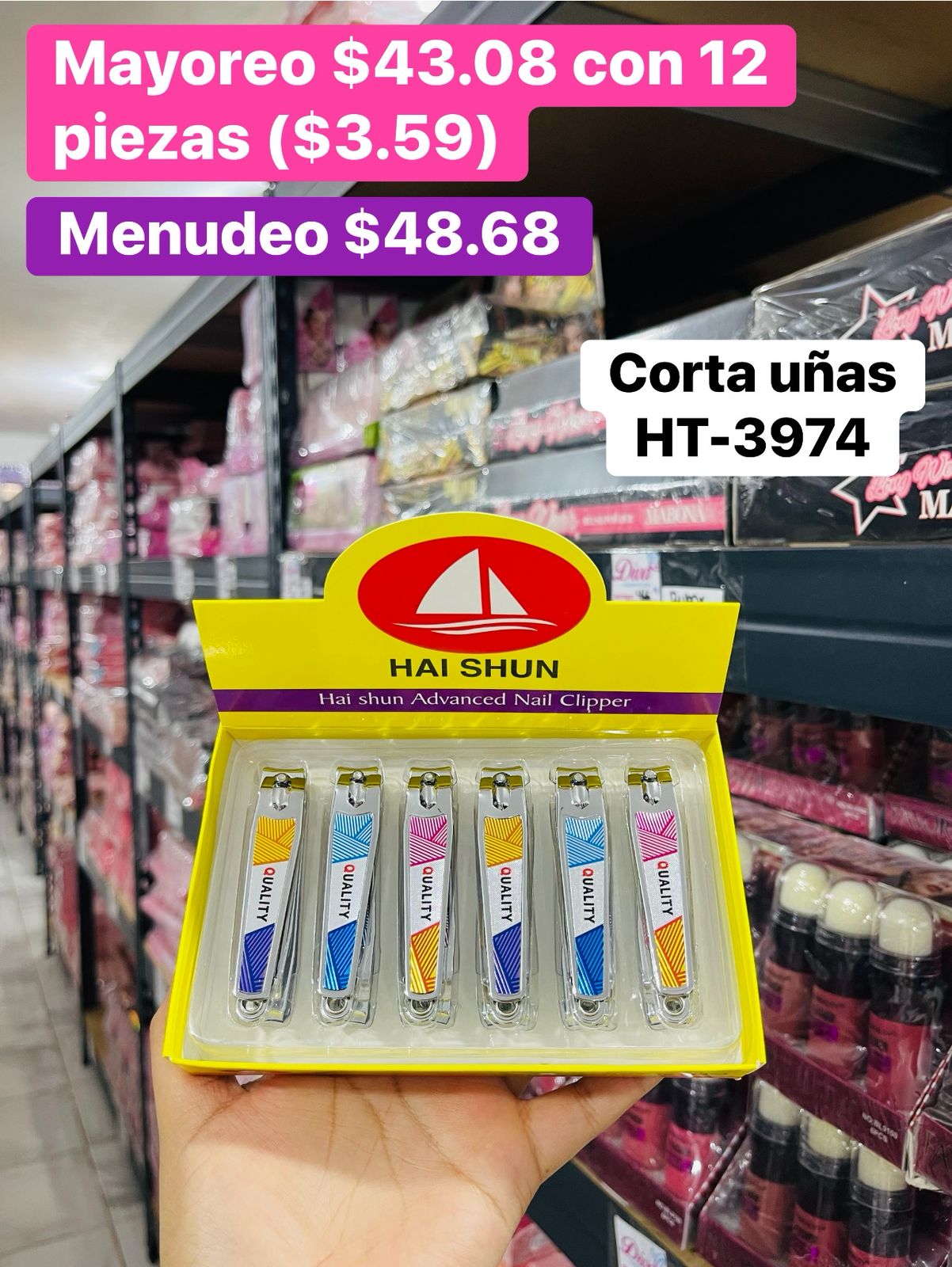 CORTA UÑAS HT-3974 B/12