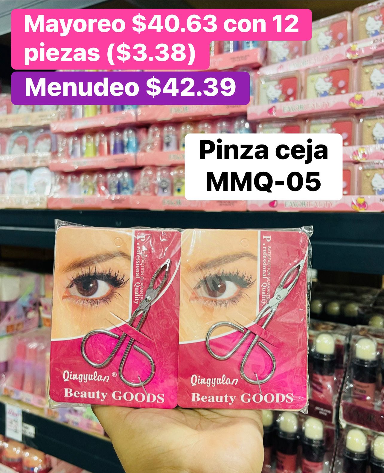 PINZA PARA CEJA MMQ-05 B/12