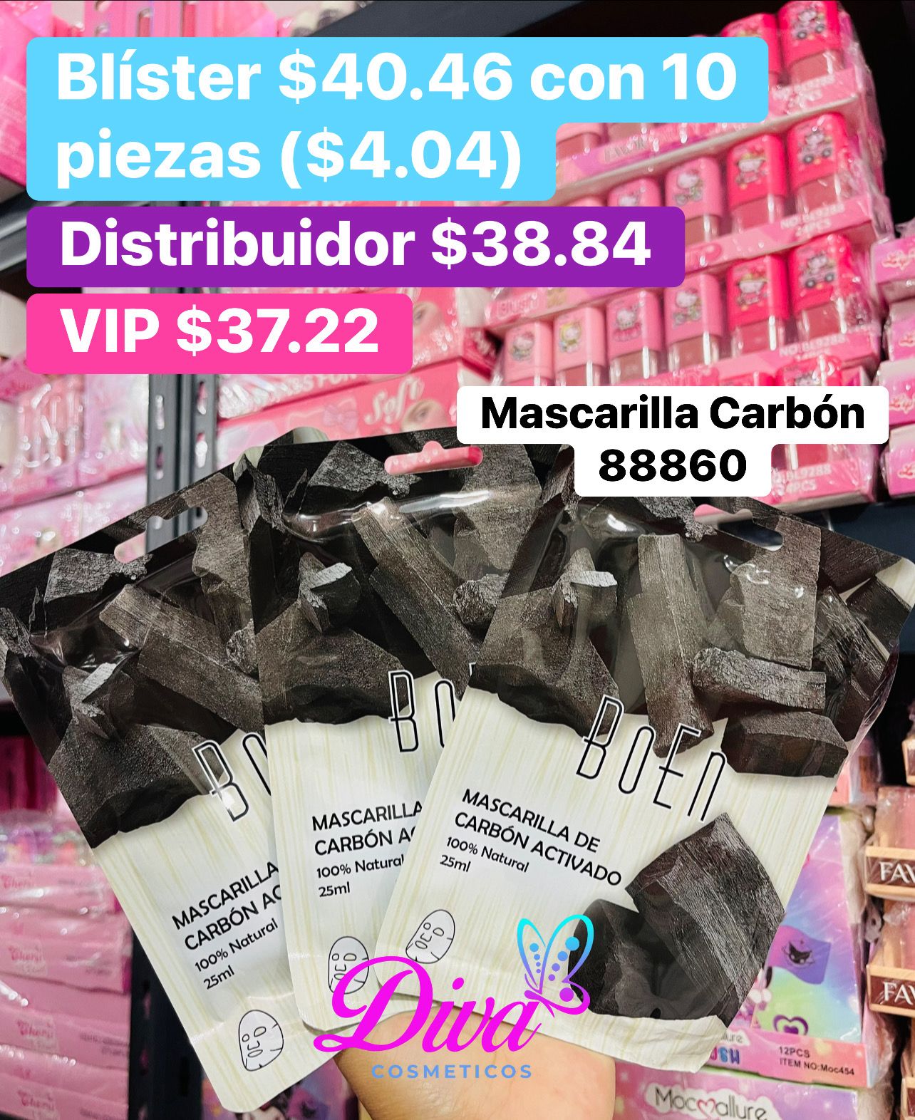 MASCARILLA 88860 CARBON B/10