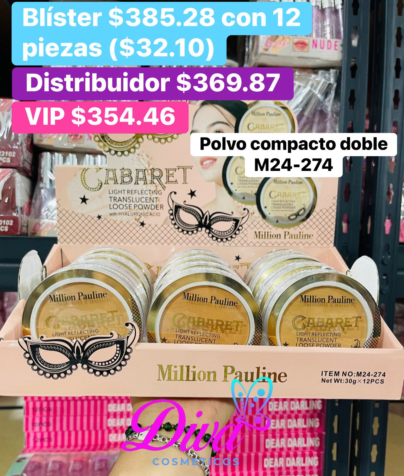 POLVO COMPACTO DOBLE M24-274 B/12