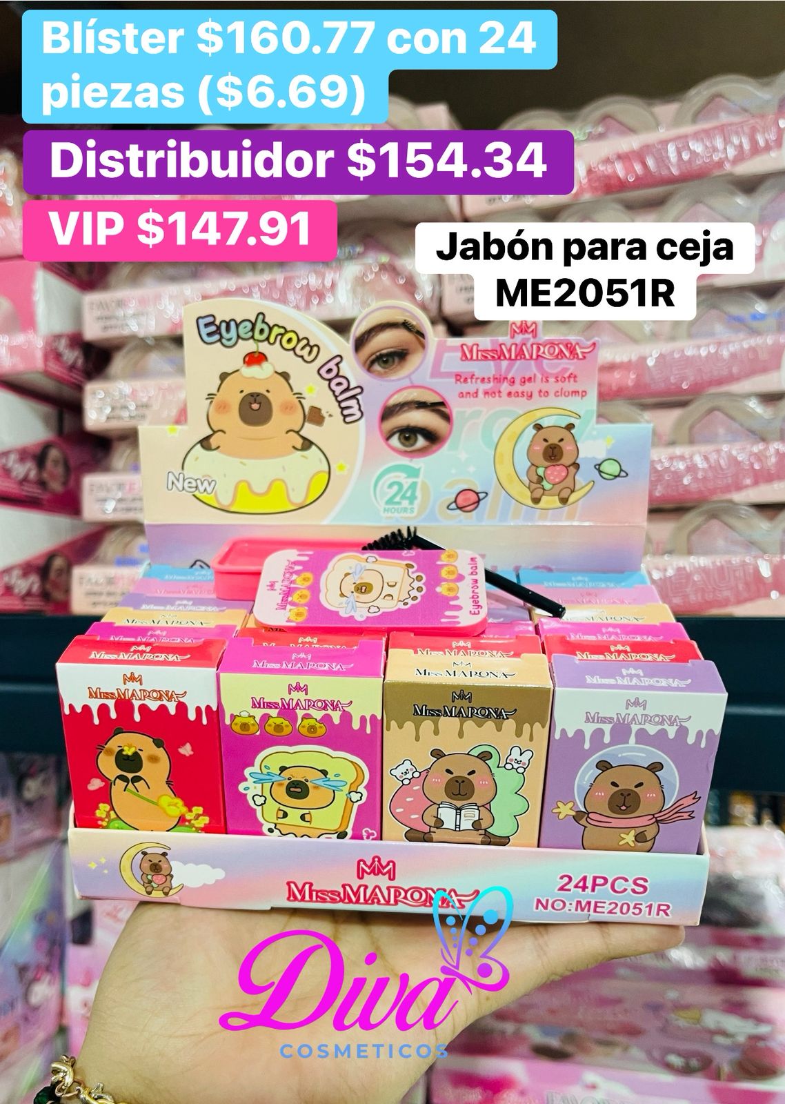 JABON CEJA ME2051R B/24