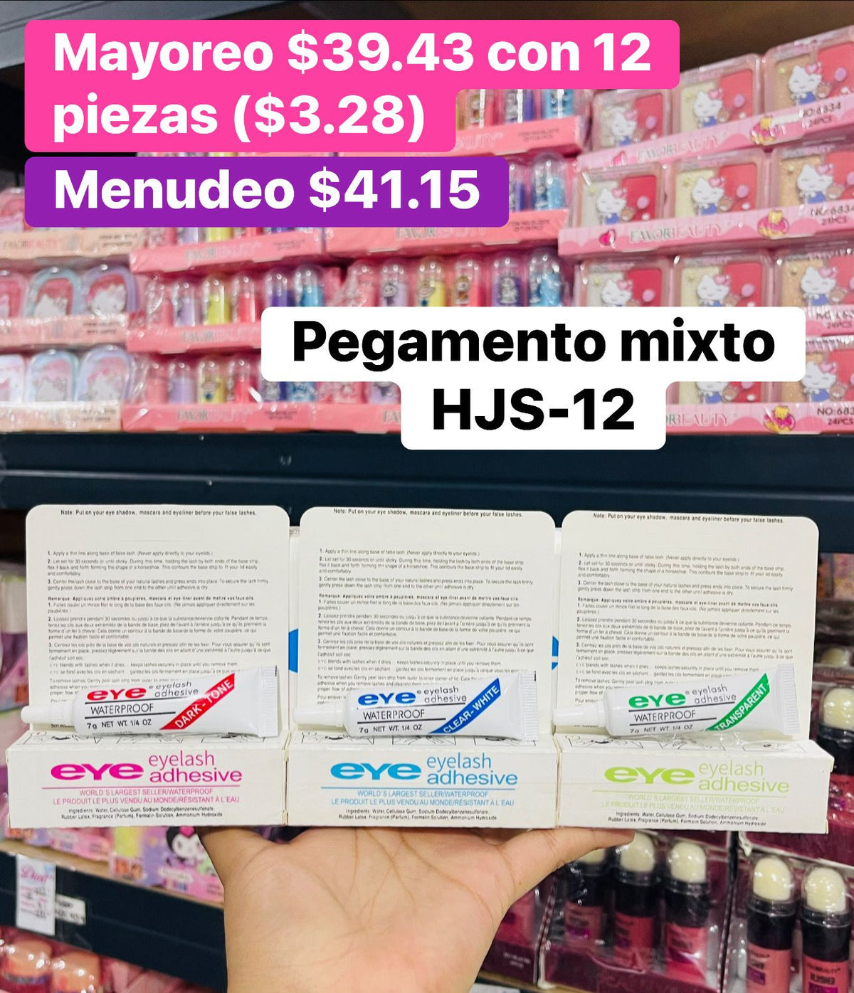 PEGAMENTO MIXTO HJS-12 B/12