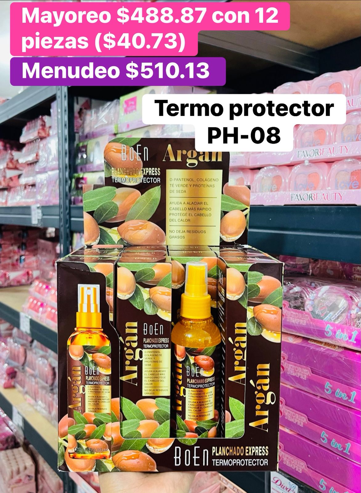 TERMO PROTECTOR BOEN PARA CABELLO B/12