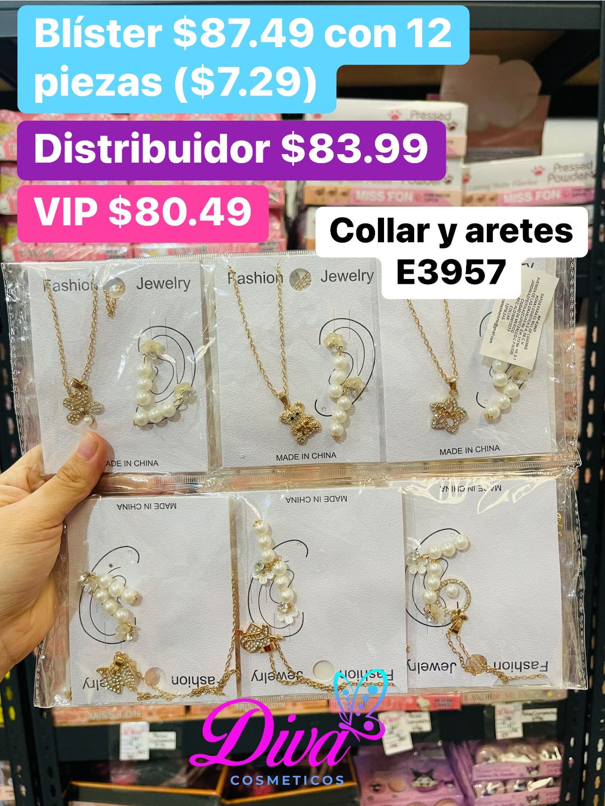 COLLAR/ARETE E3957 B/12