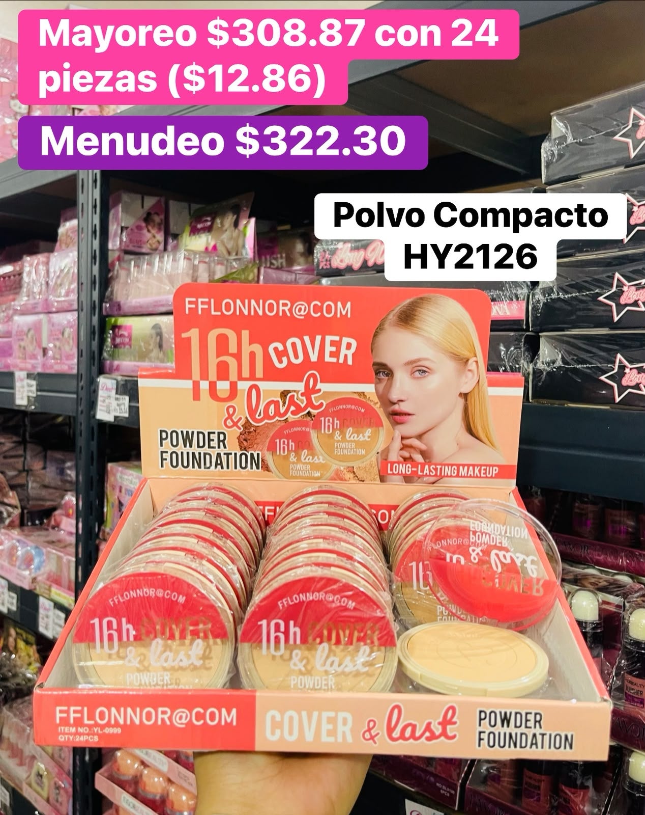 POLVO COMPACTO HY2126 B/24