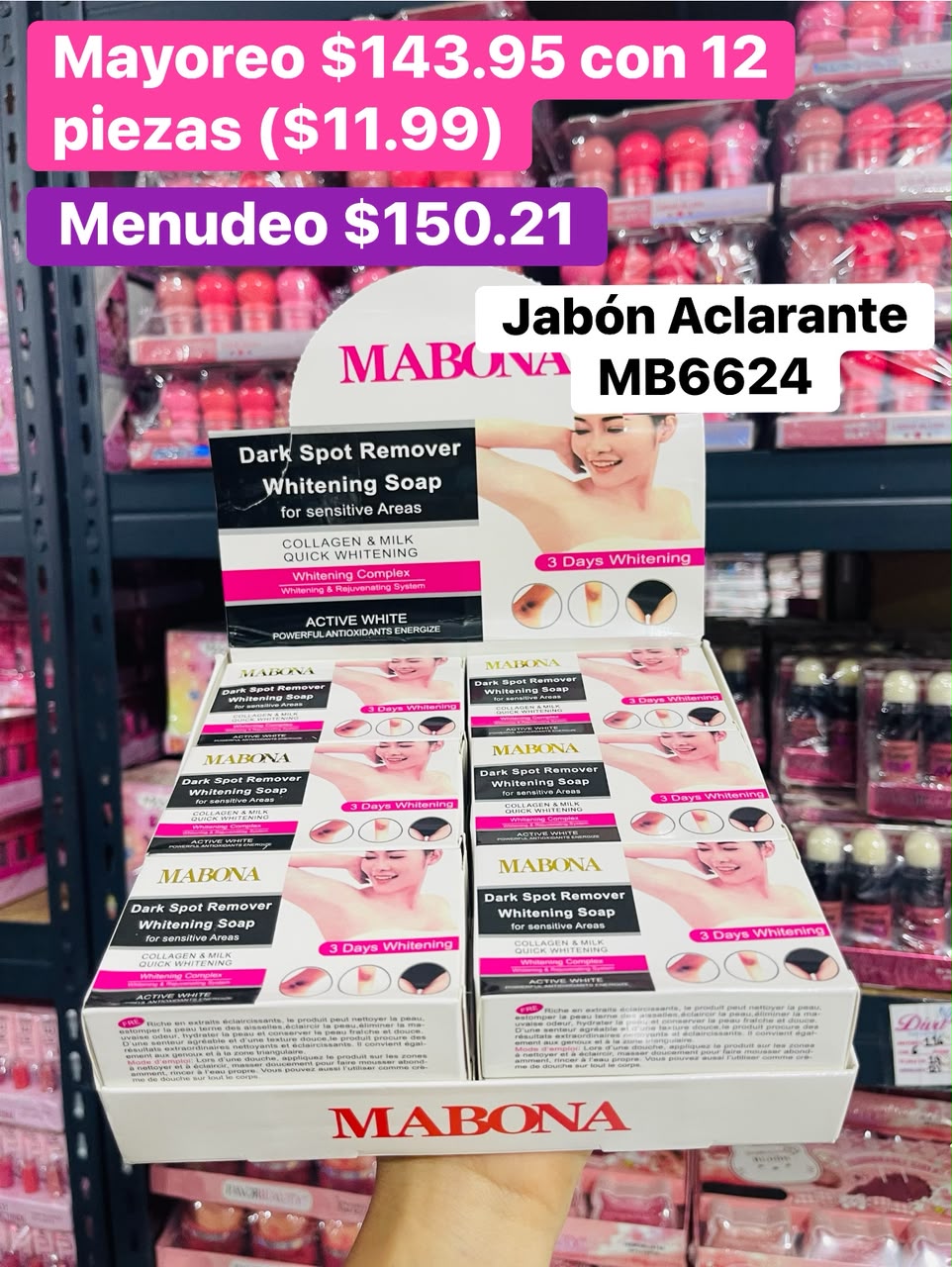 JABON ACLARANTE MB6624 B/12