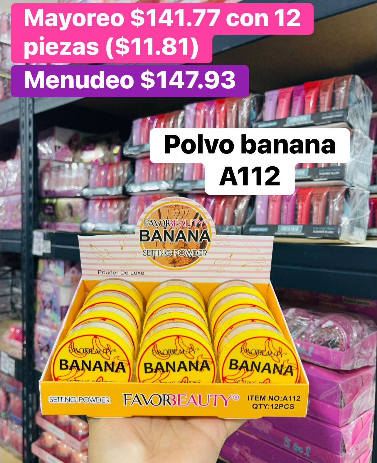 POLVO BANANA A112 B/12