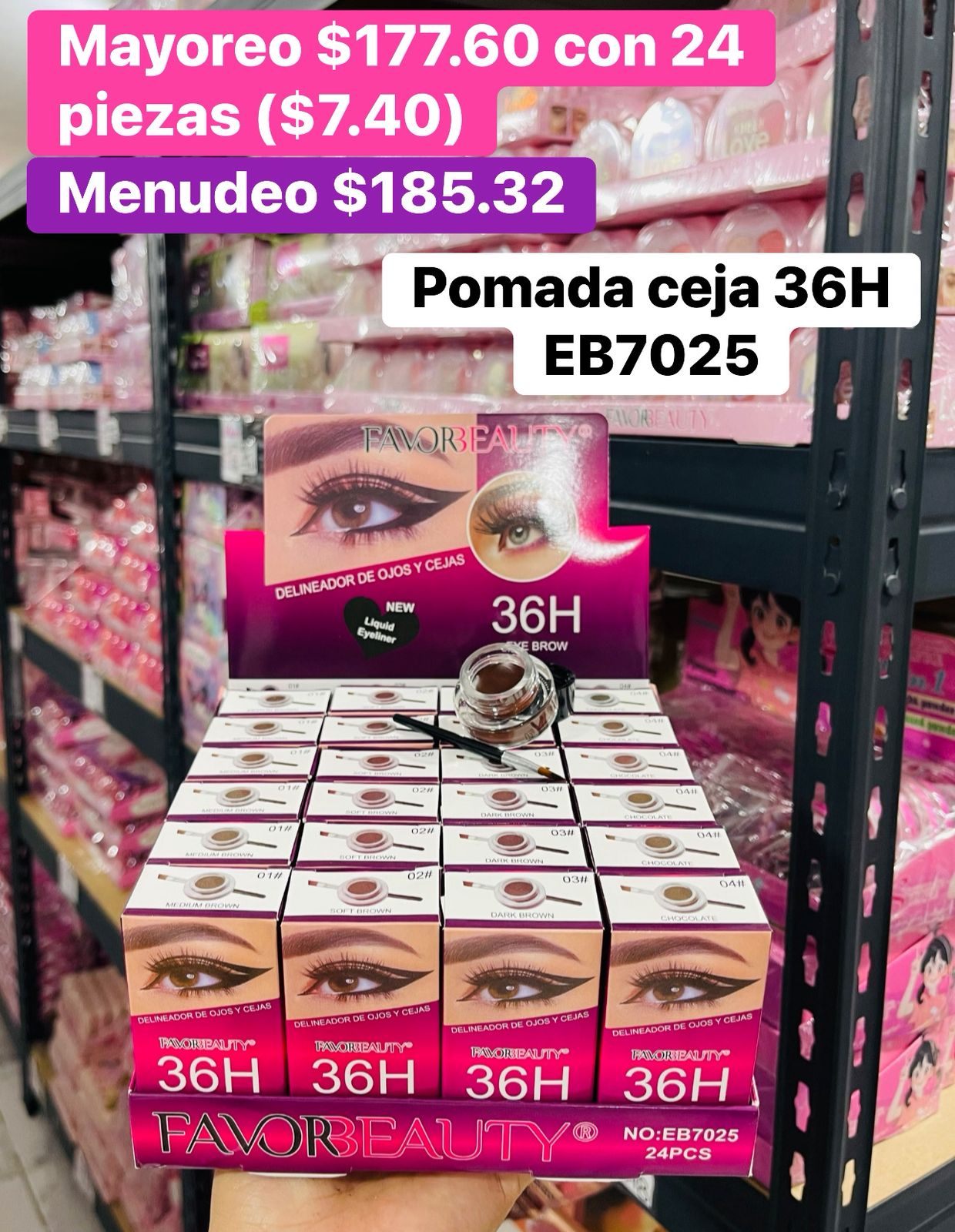 POMADA CEJA EB7025 B/24