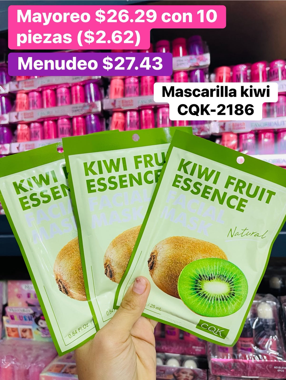 MASCARILLA KIWI CQK-2186 B/10