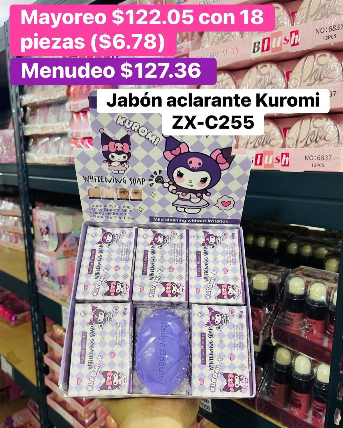 JABON ACLARANTE ZX-C255 B/18