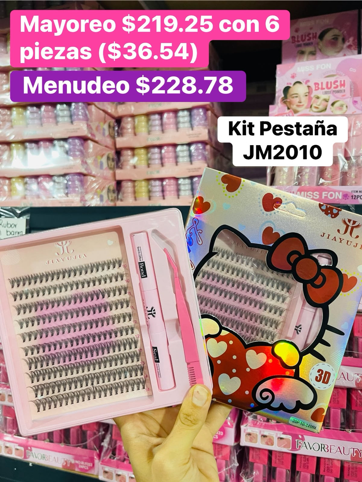 KIT PESTAÑA JM2010 B/6