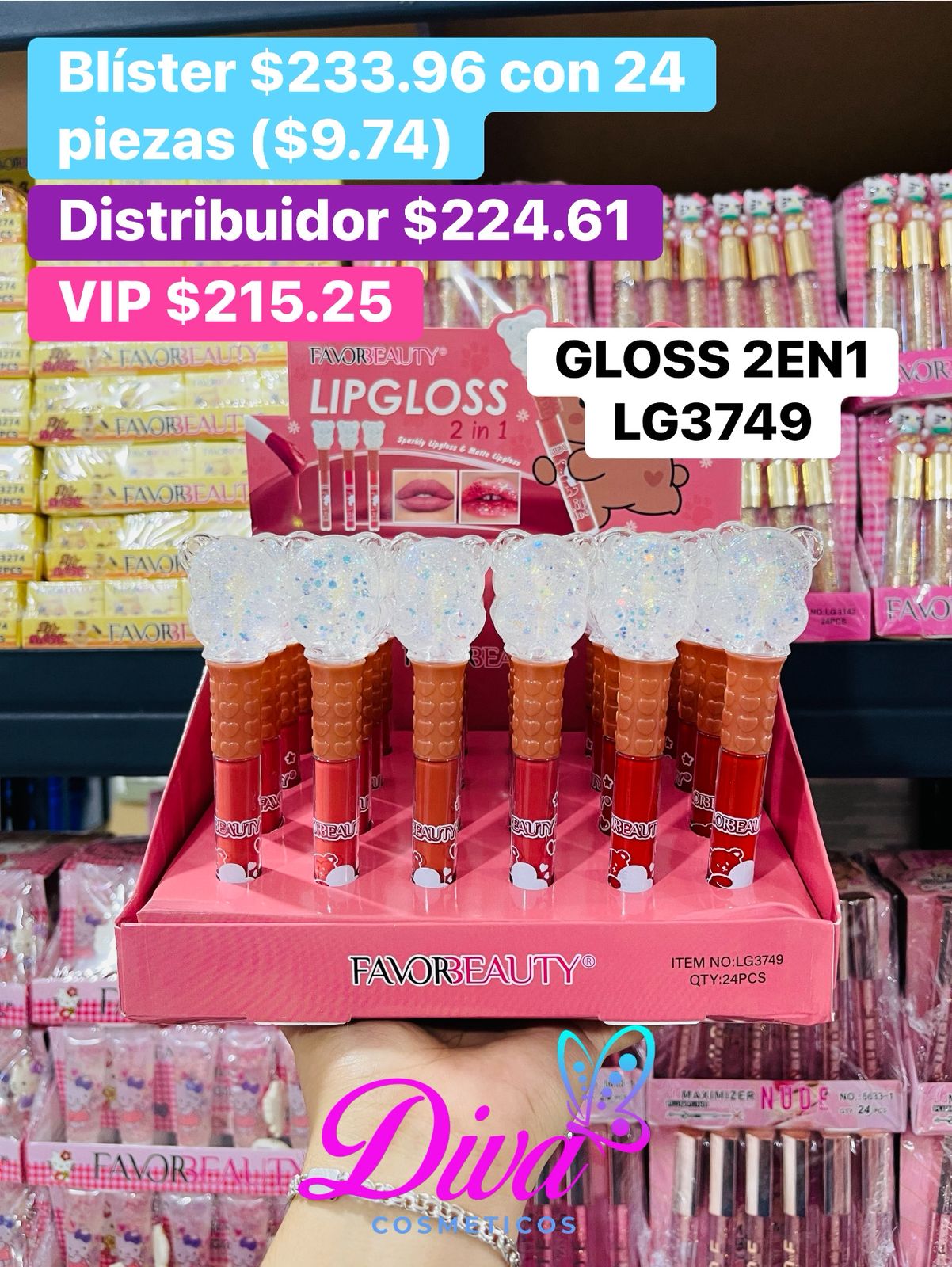 GLOSS 2IN1 LG3749 B/24