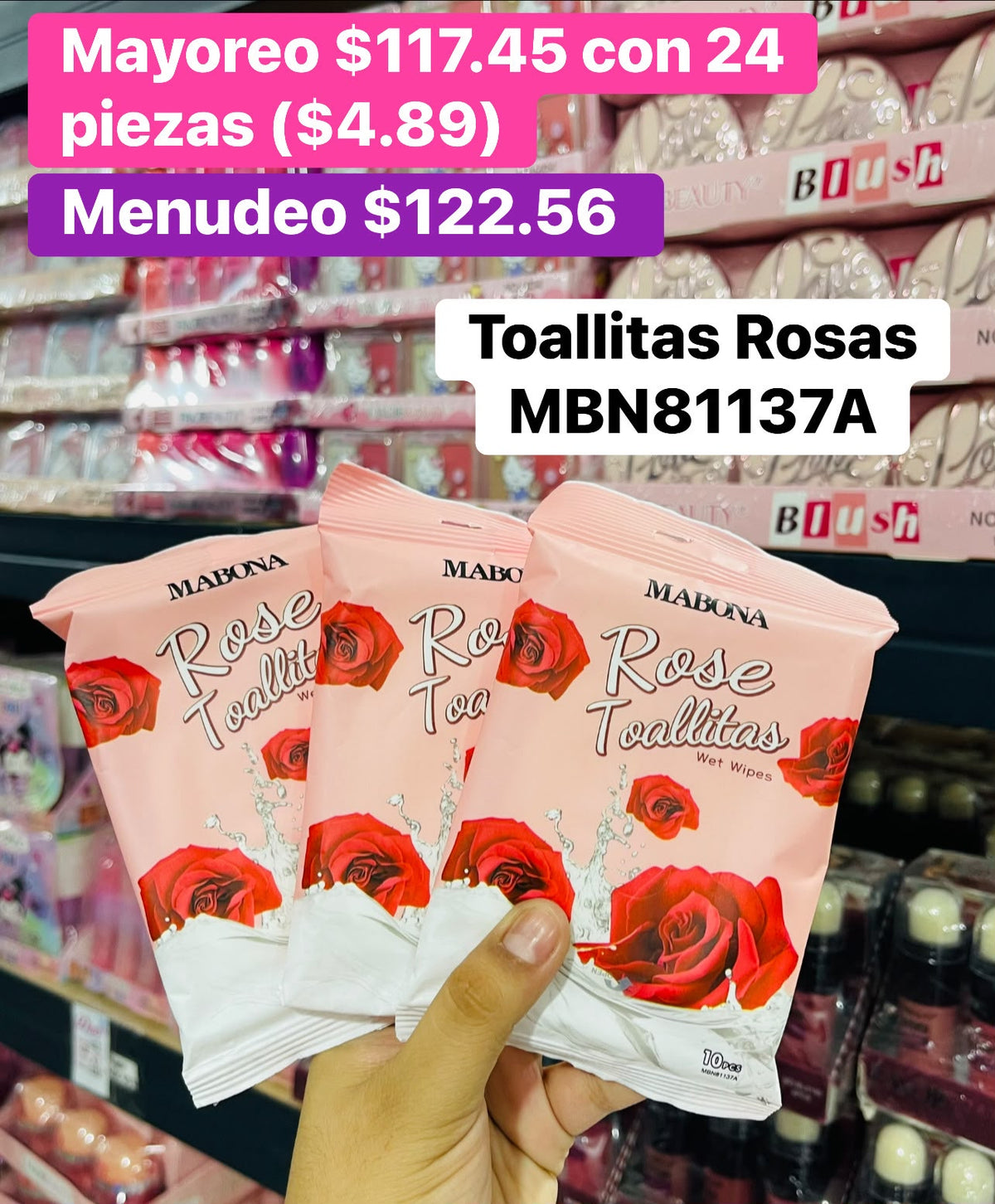 TOALLITAS DESMAQUILLANTES MBN81137A B/24