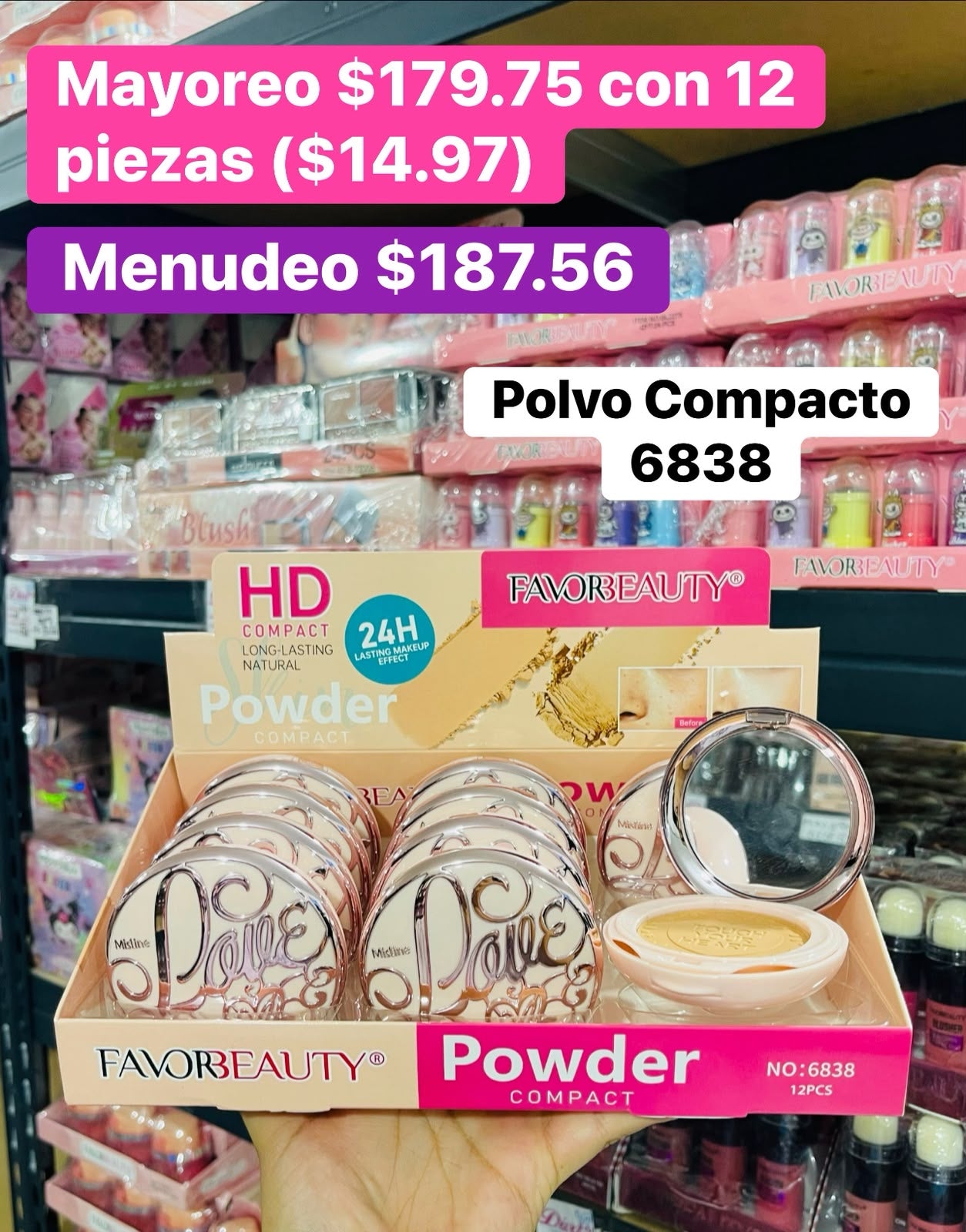 POLVO COMPACTO 6838 B/12