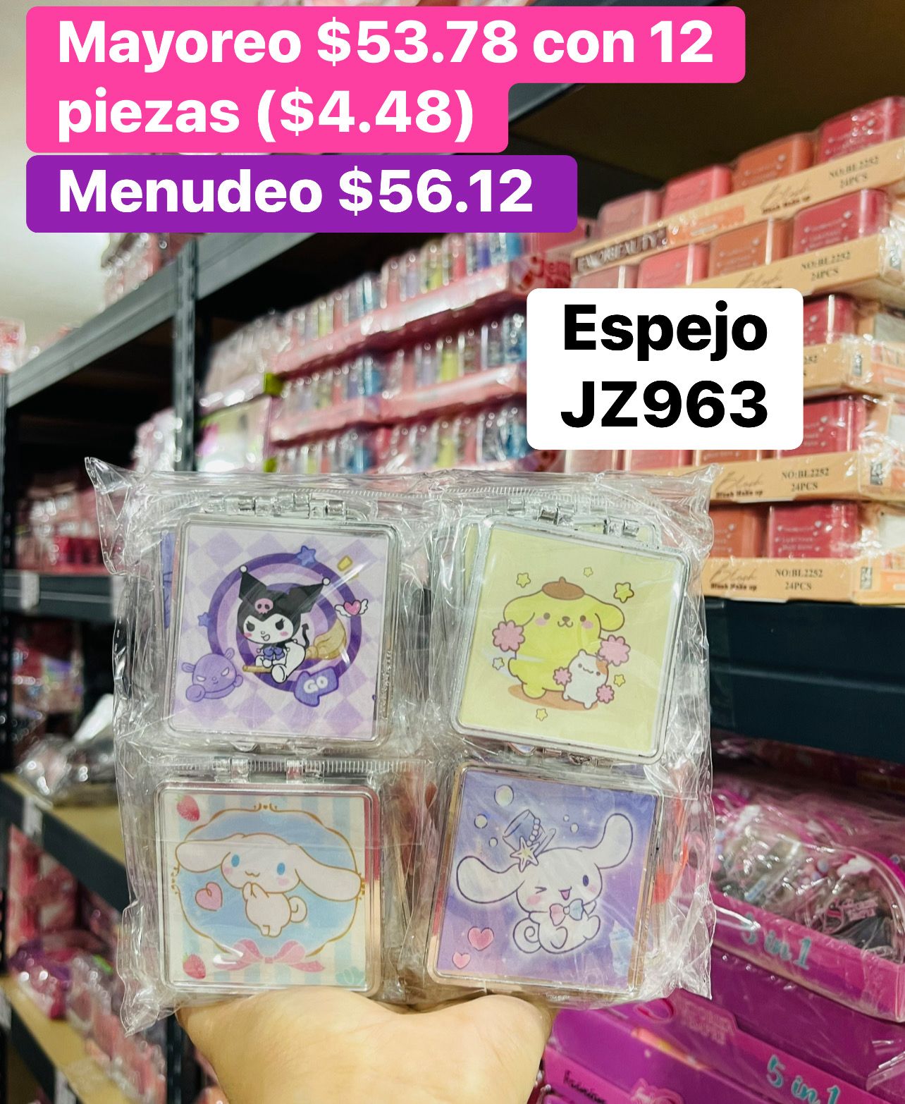 ESPEJO JZ963 B/12