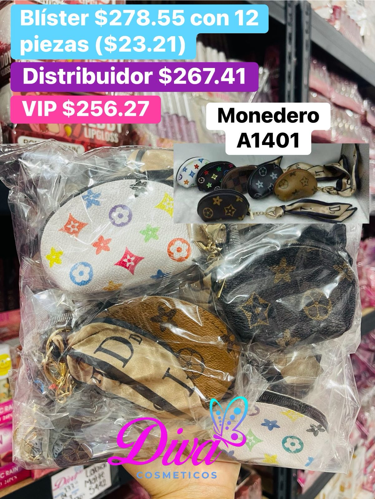 MONEDERO A1401 B/12