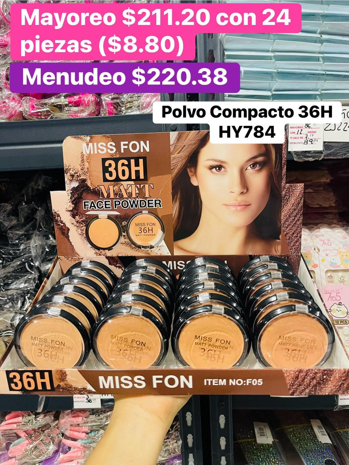 POLVO COMPACTO HY784 B/24