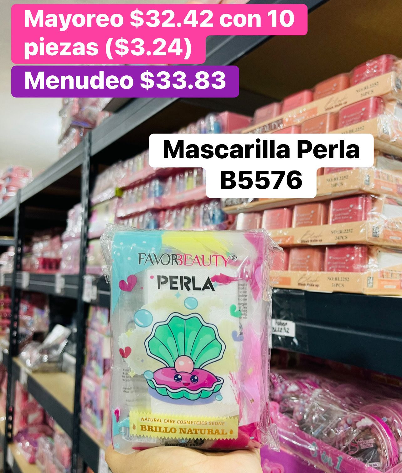 MASCARILLA PERLA B5576 B/10