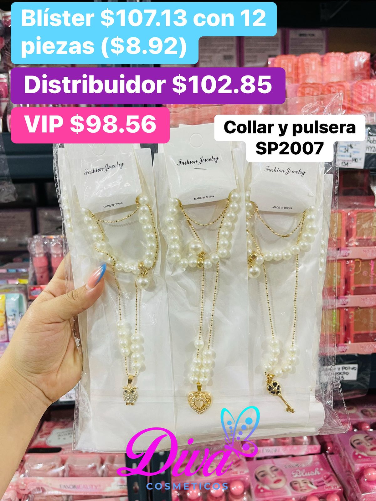 COLLAR/PULSERA SP2007 B/12