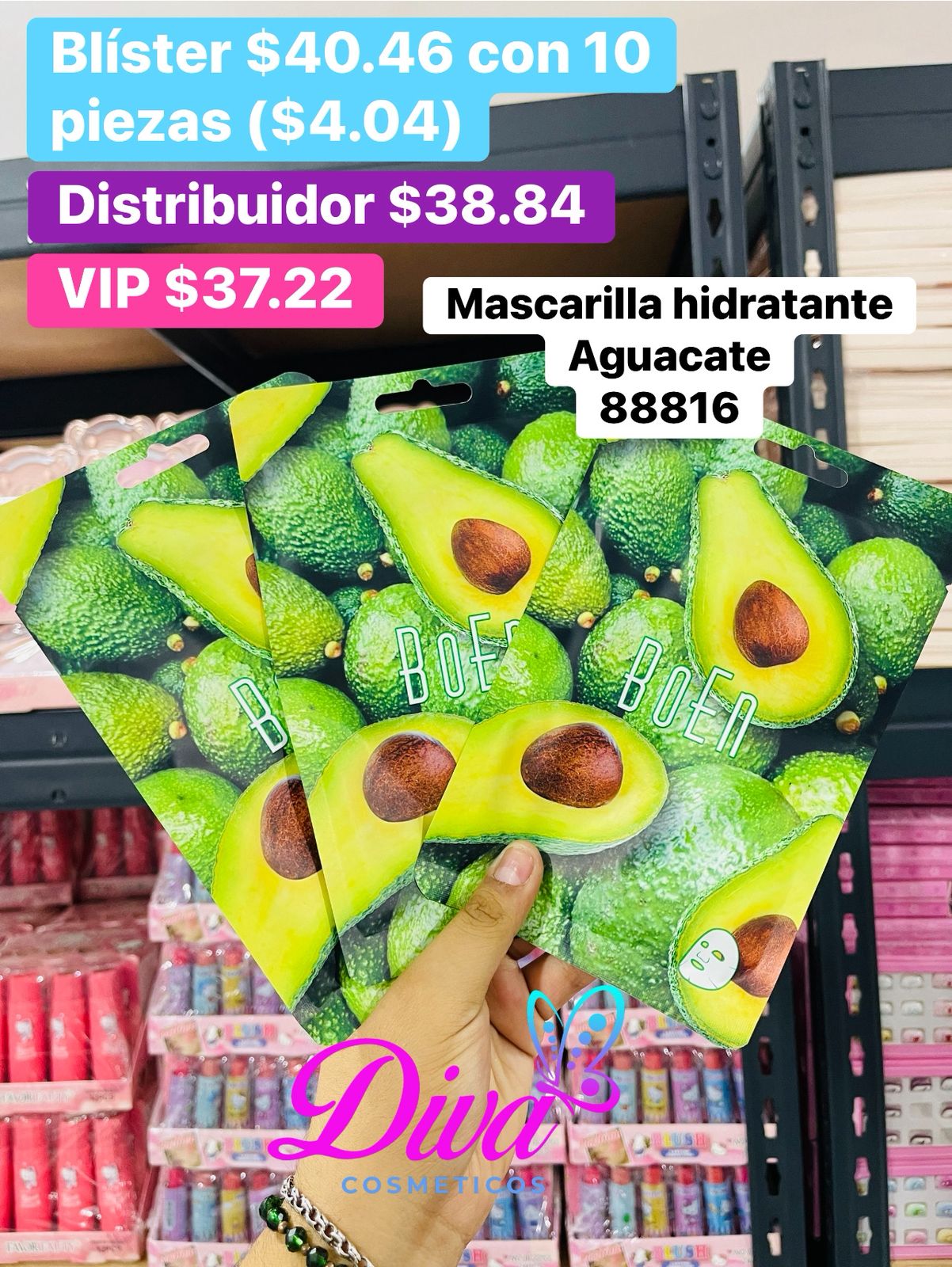 MASCARILLA 88816 AGUACATE B/10
