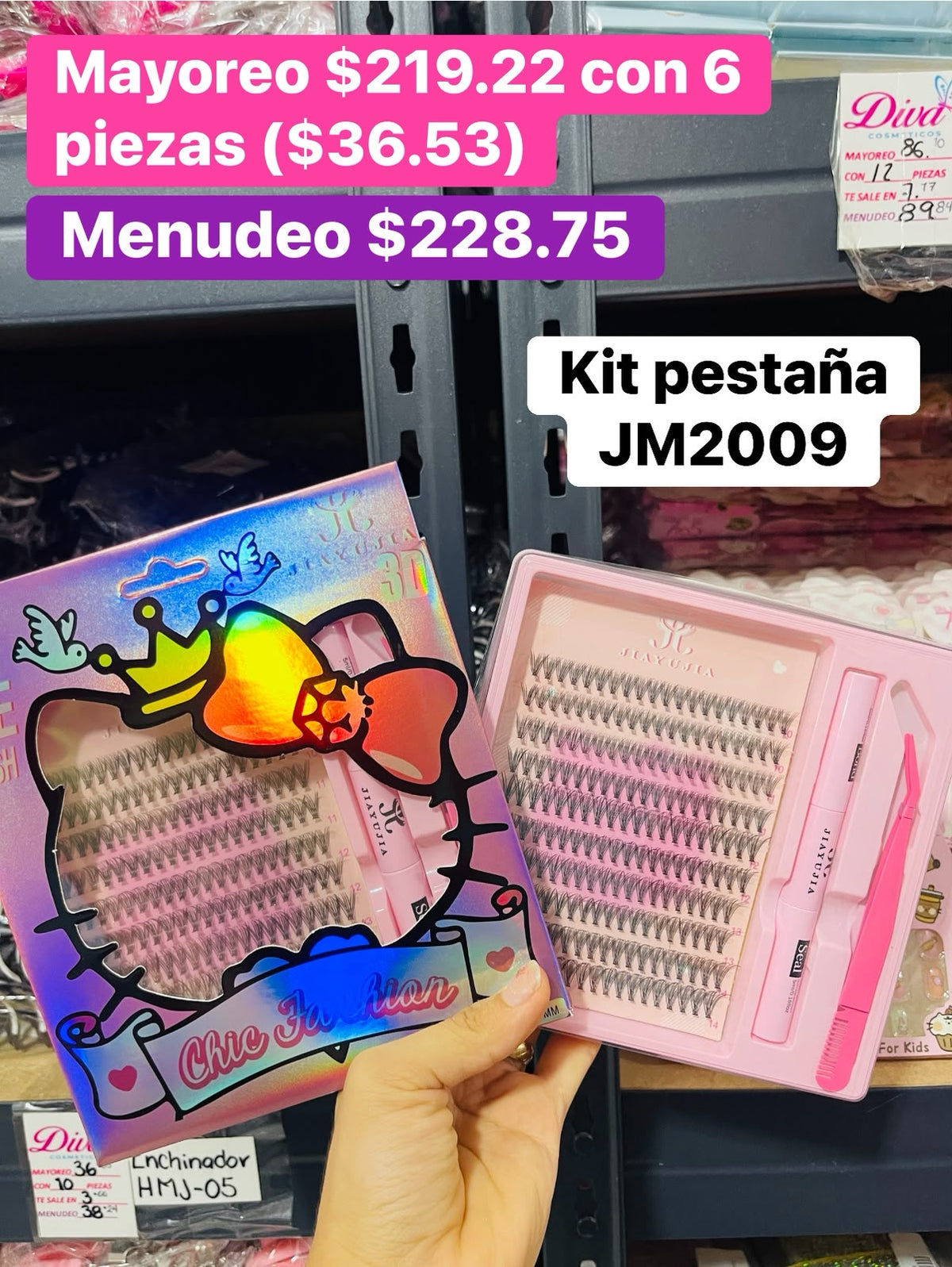 KIT PESTAÑA JM2009 B/6