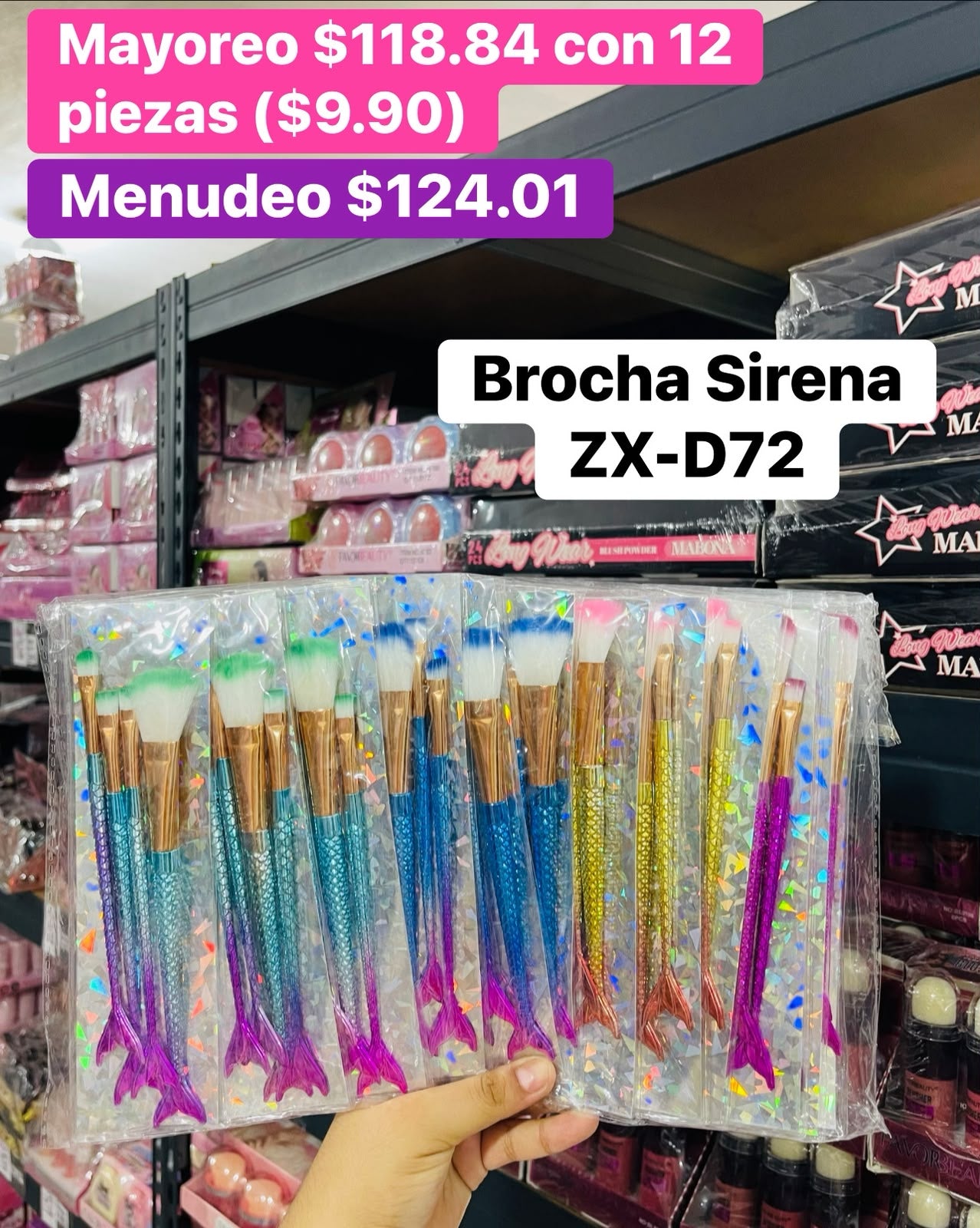 BROCHA SIRENA ZX-D72 B/12