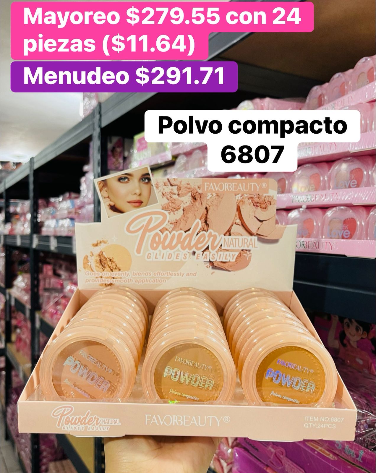 POLVO COMPACTO 6807 B/24