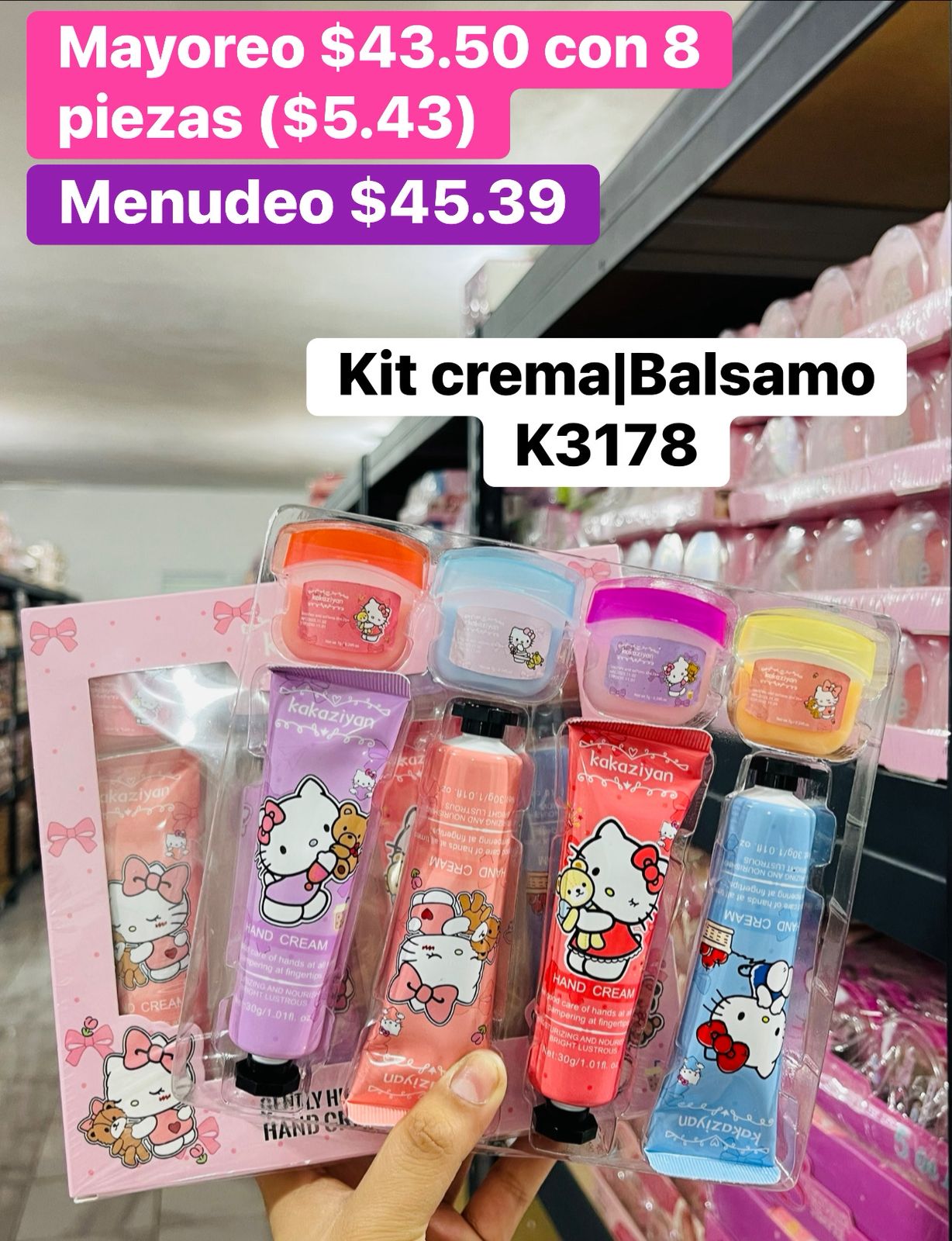 KIT CREMA/BALSAMO K3178 B/8