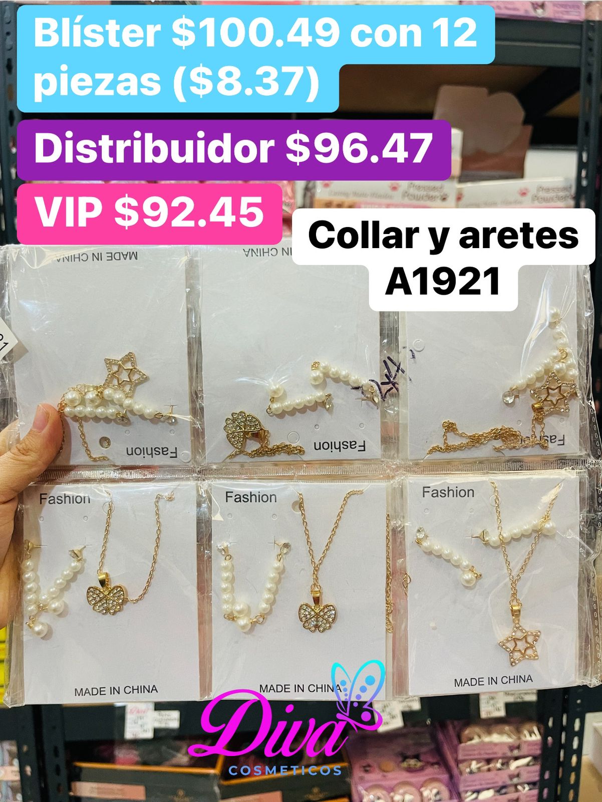COLLAR/ARETE A1921 B/12