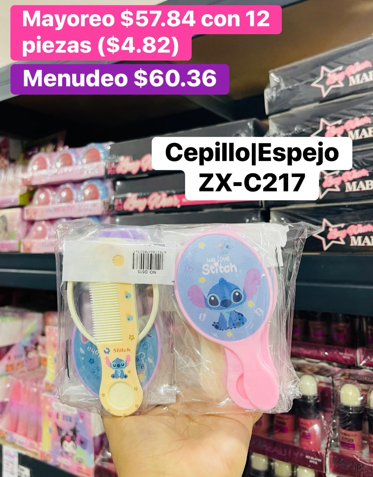 CEPILLO/PEINE ZX-C217 B/12
