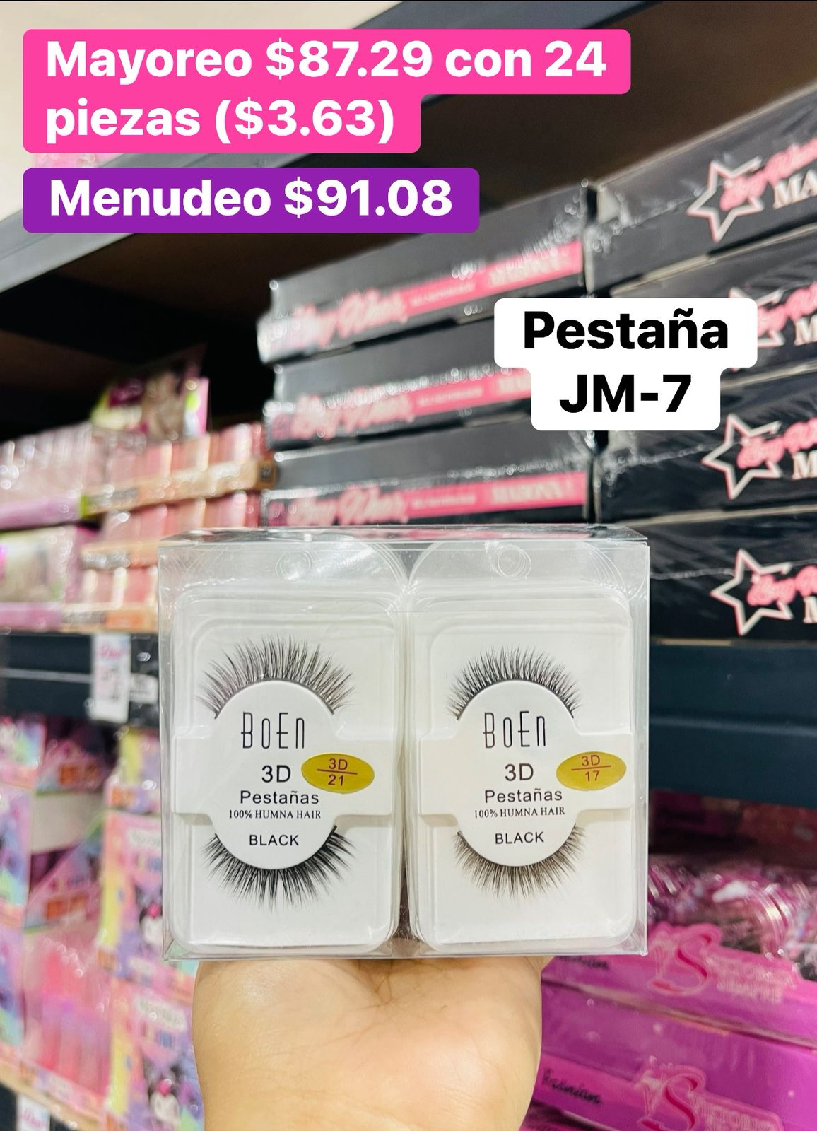 PESTAÑAS JM-7 B/24