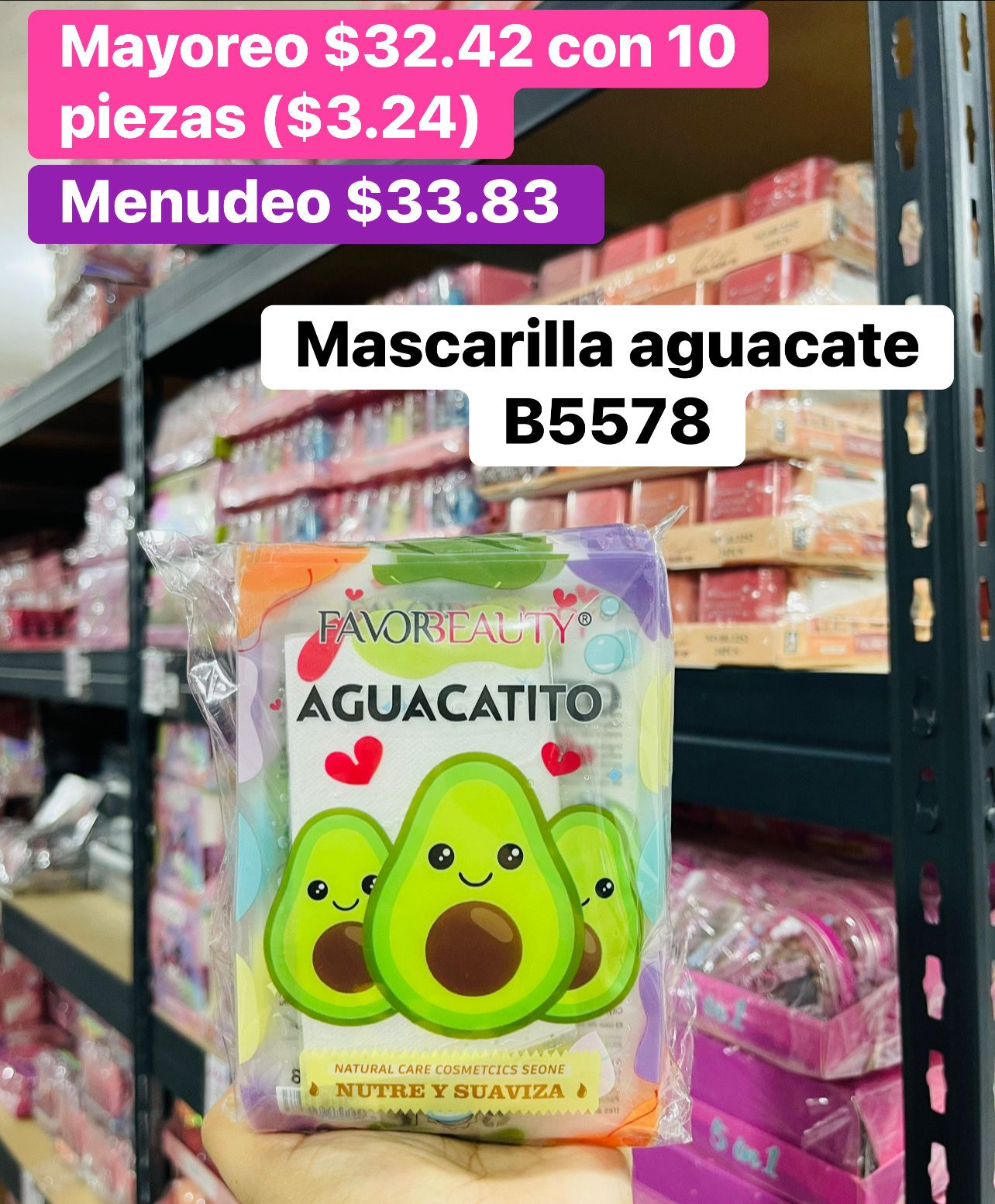 MASCARILLA AGUACATE B5578 B/10