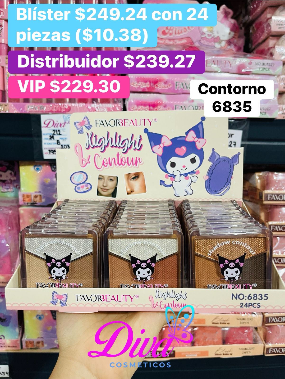 CONTORNO/ILUMINADOR 6835 B/24