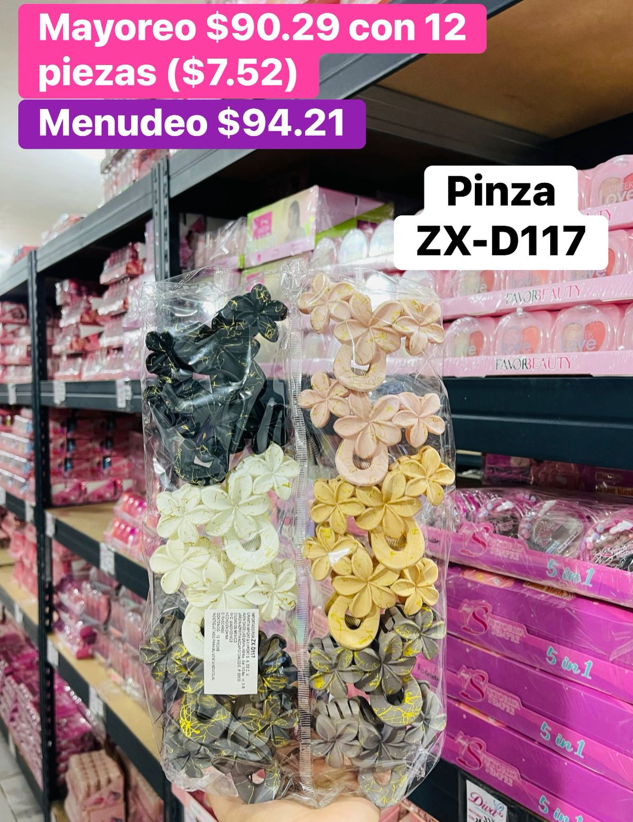 PINZA ZX-D117 B/12
