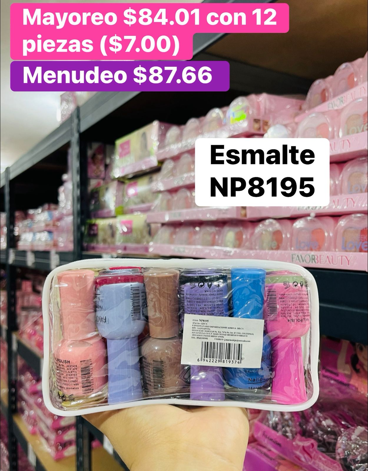 ESMALTE NP8195 B/12