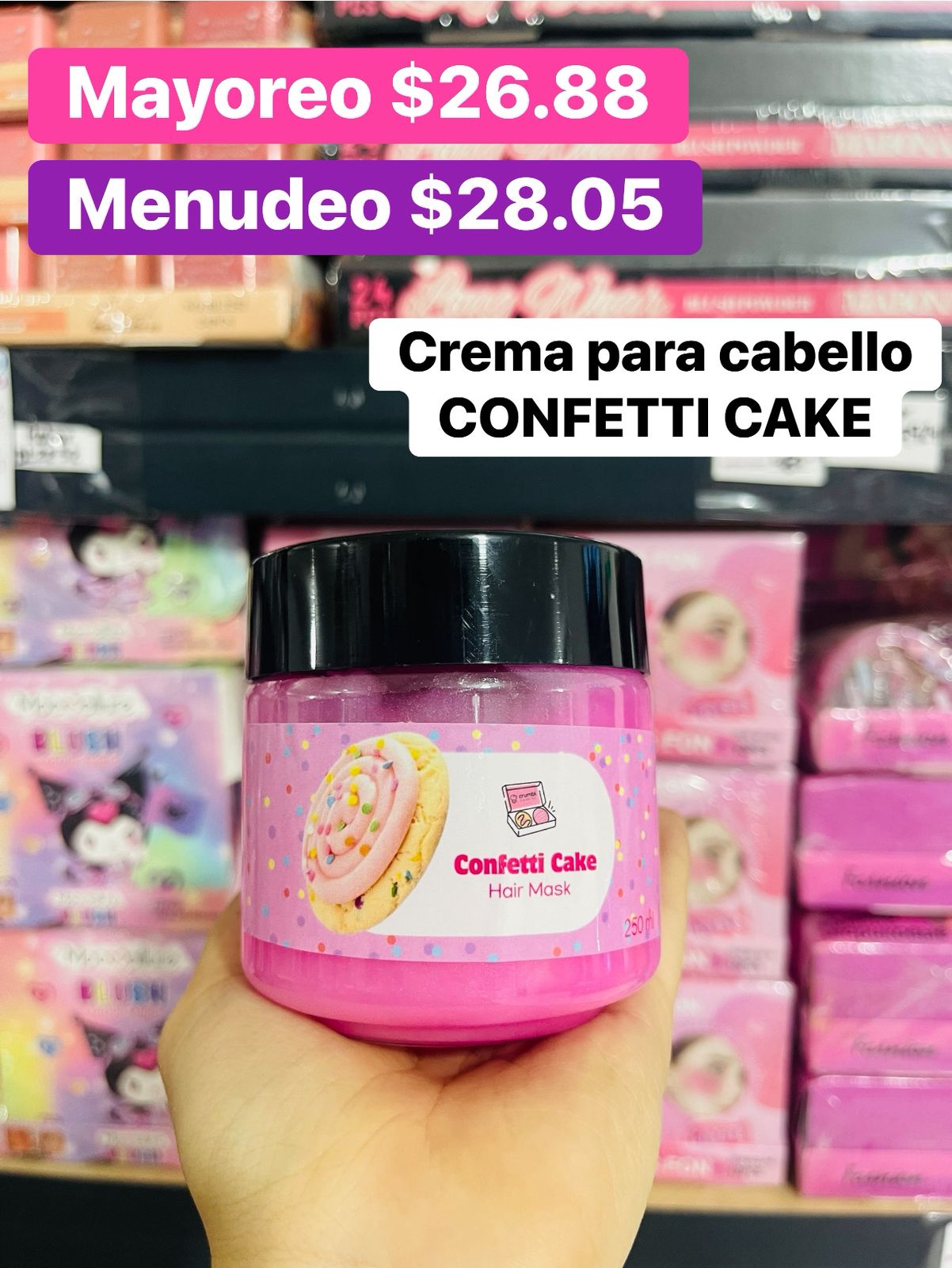CREMA PARA CABELLO CONFETTI CAKE