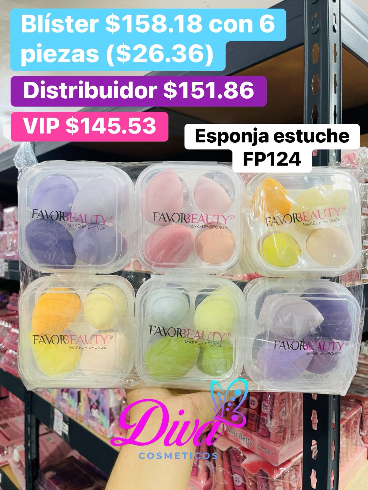 ESPONJA FP124 B/6