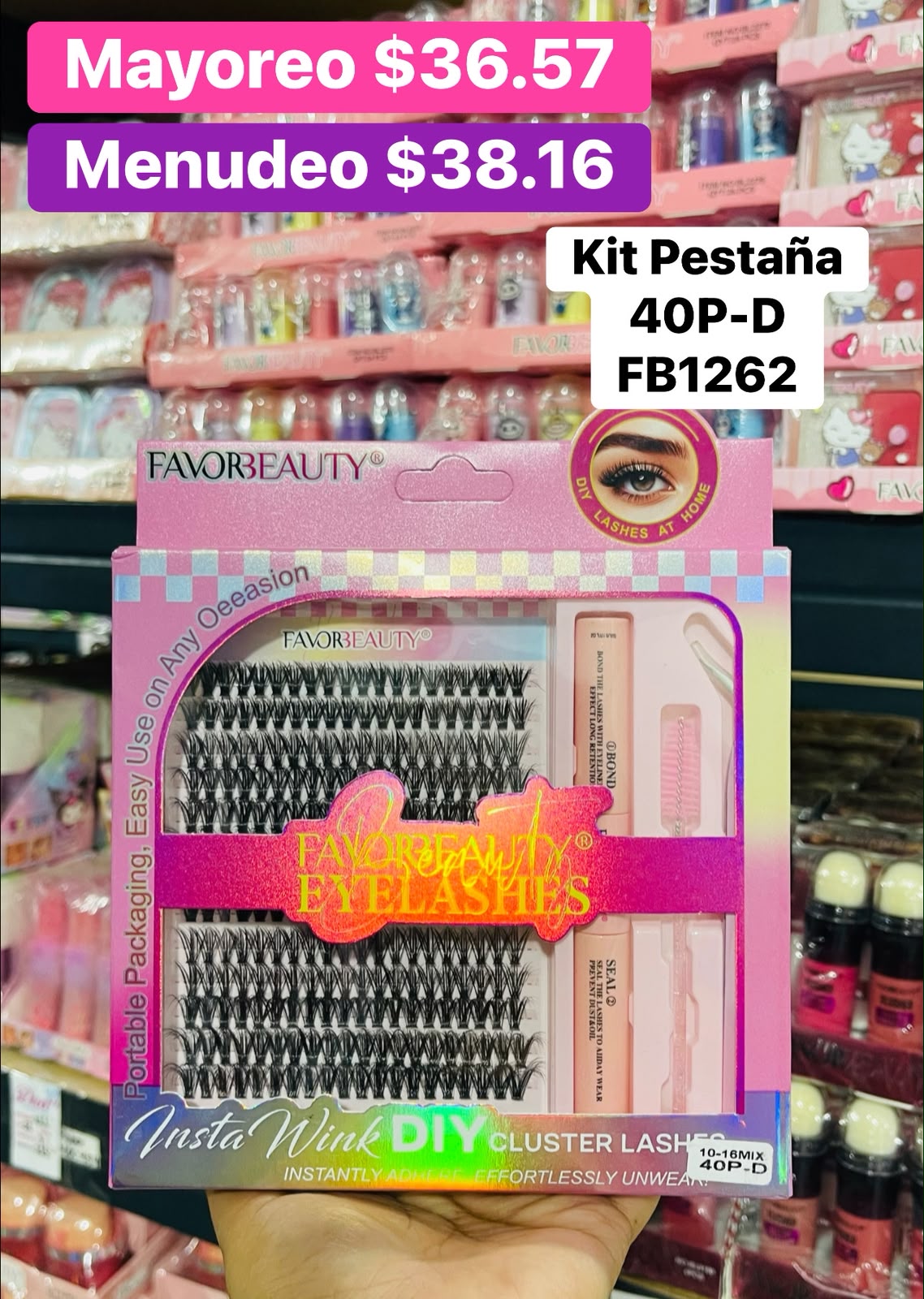 KIT PESTAÑA FB1262