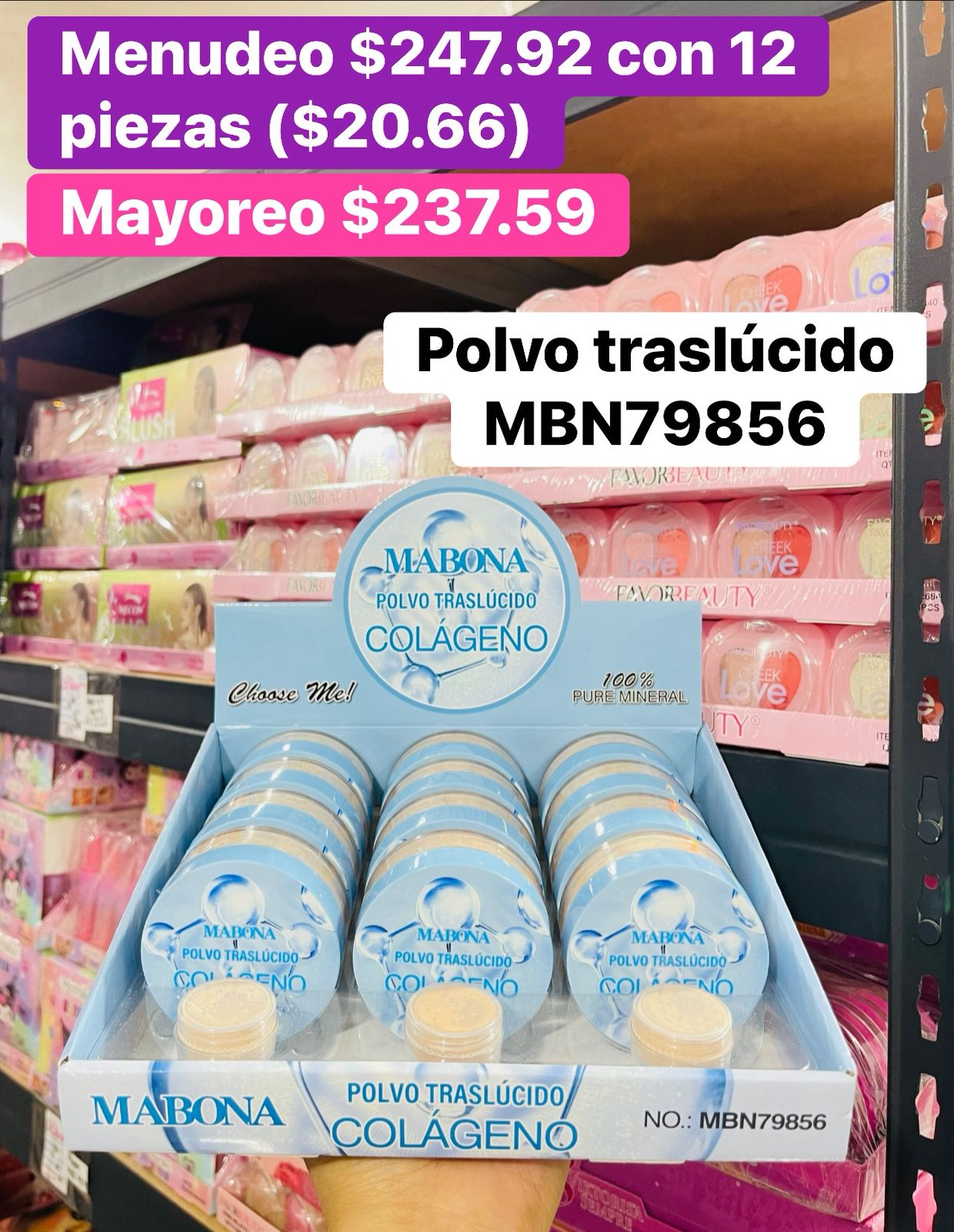 POLVO TRASLUCIDO MBN79856 B/12