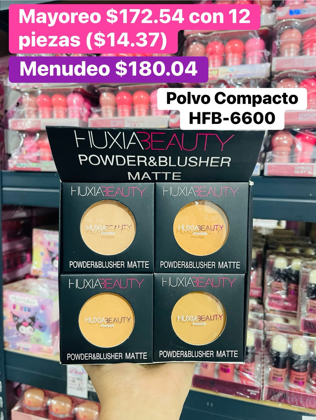 POLVO COMPACTO HFB-6600 B/12