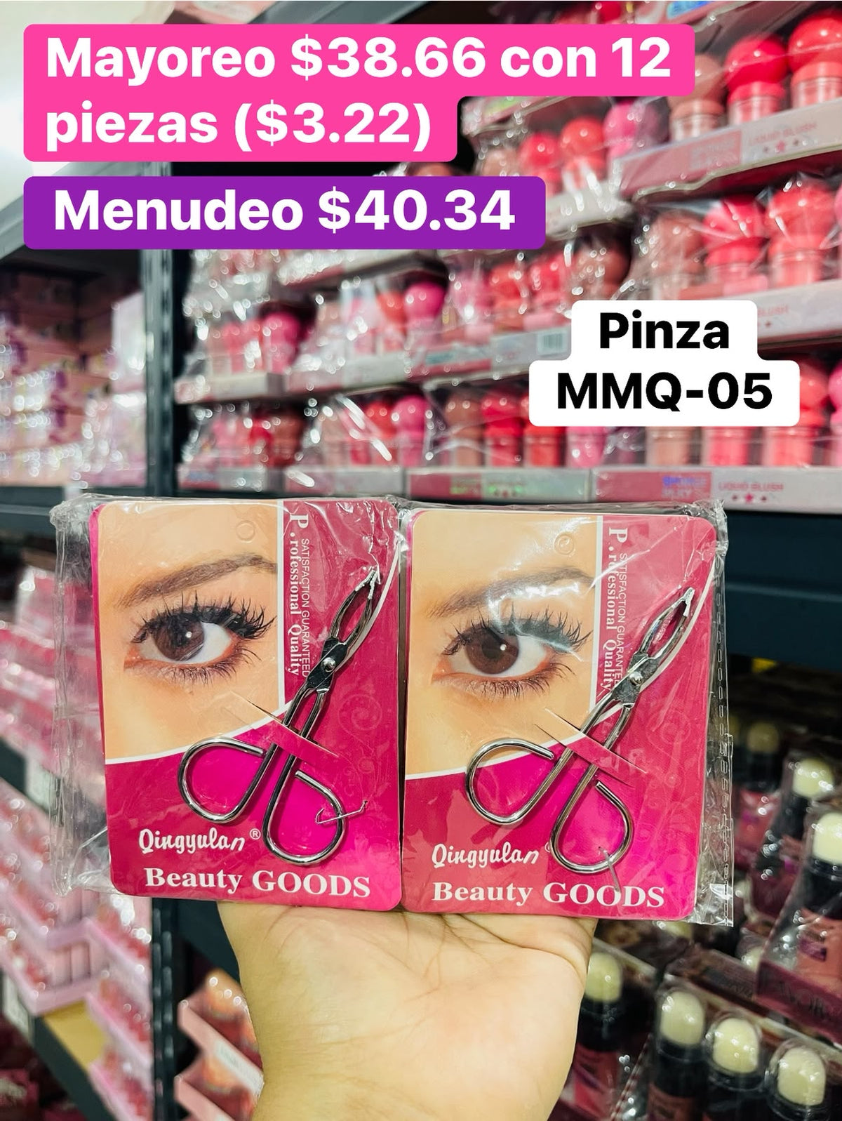 PINZA PARA CEJA MMQ-05 B/12