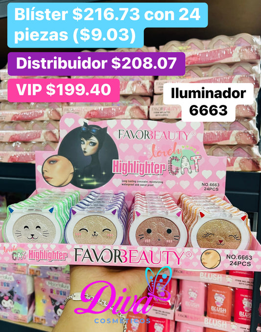 ILUMINADOR GATO 6663 B/24