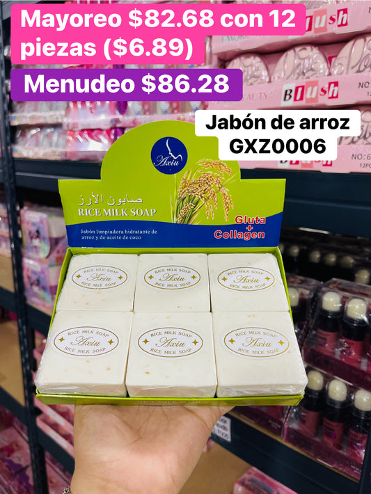 JABON DE ARROZ GXZ0006 B/12