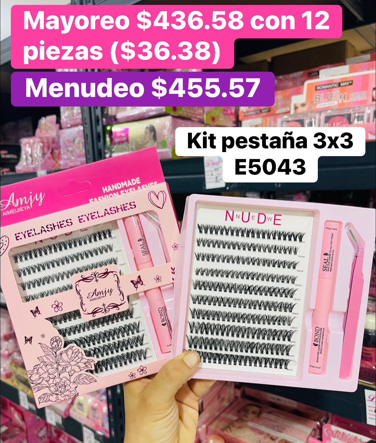 KIT PESTAÑA 3X3 E5043 B/12
