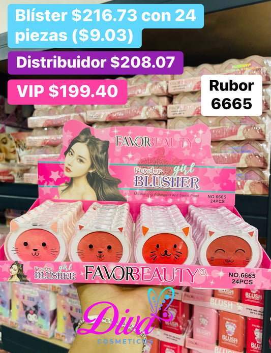 RUBOR GATO 6665 B/24