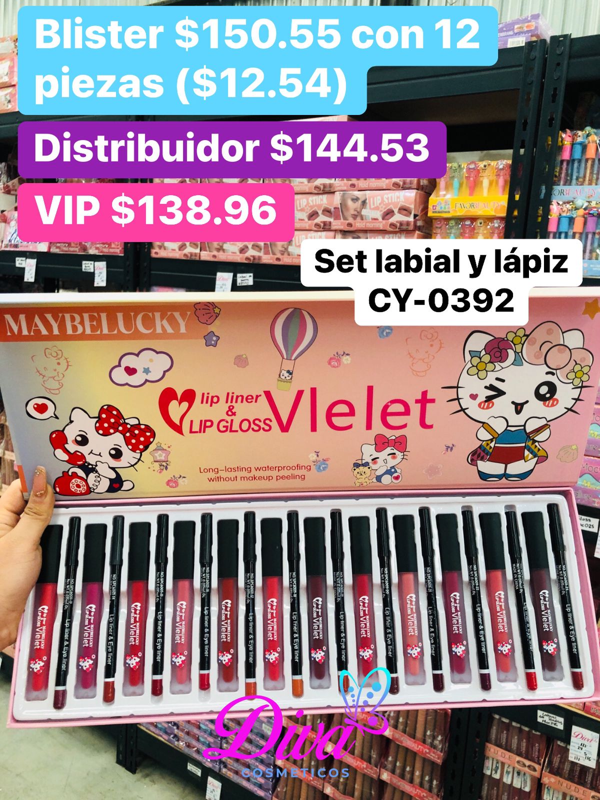 SET LABIAL CY-0392 B/24