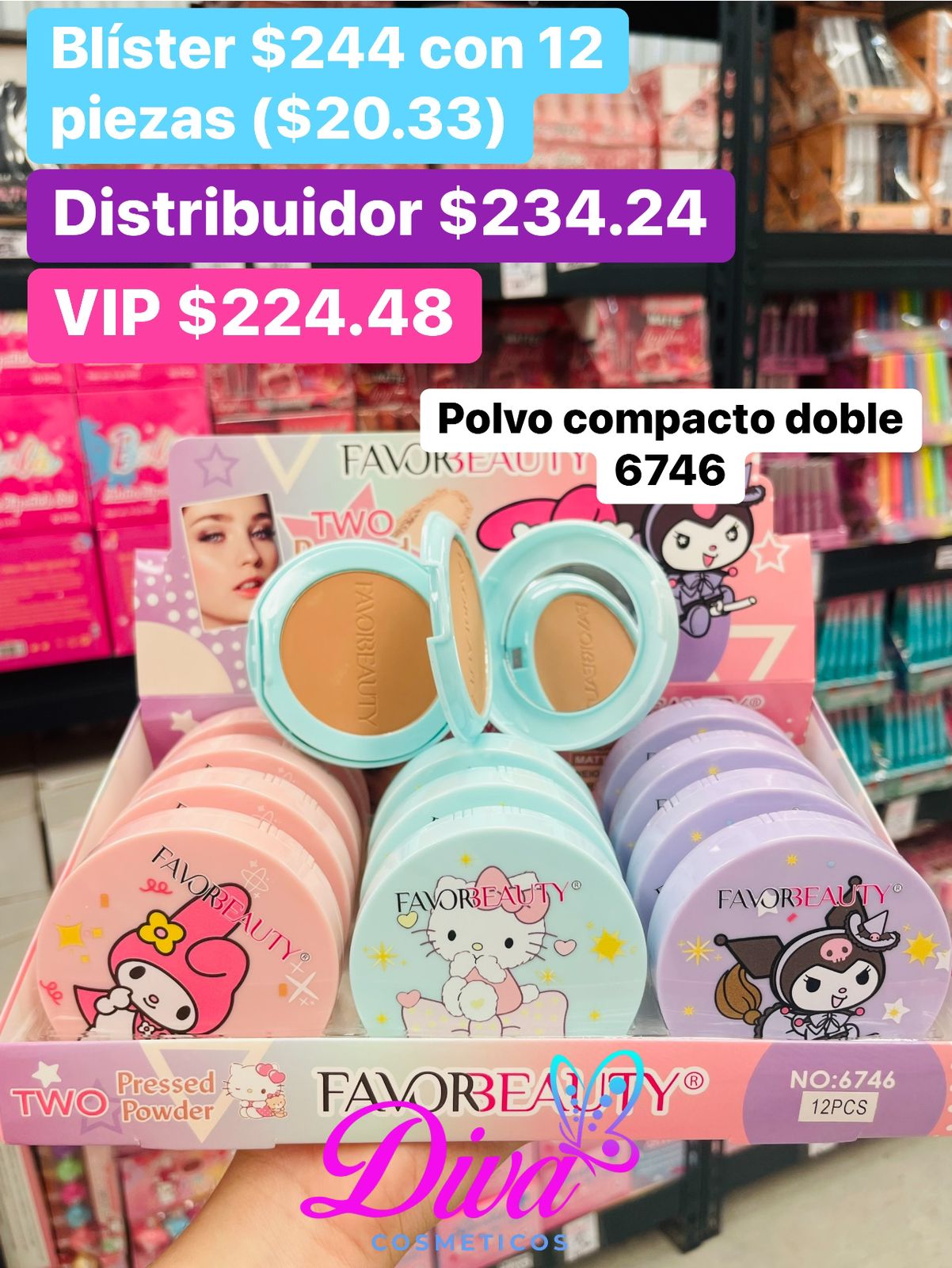 POLVO COMPACTO DOBLE 6746 B/12