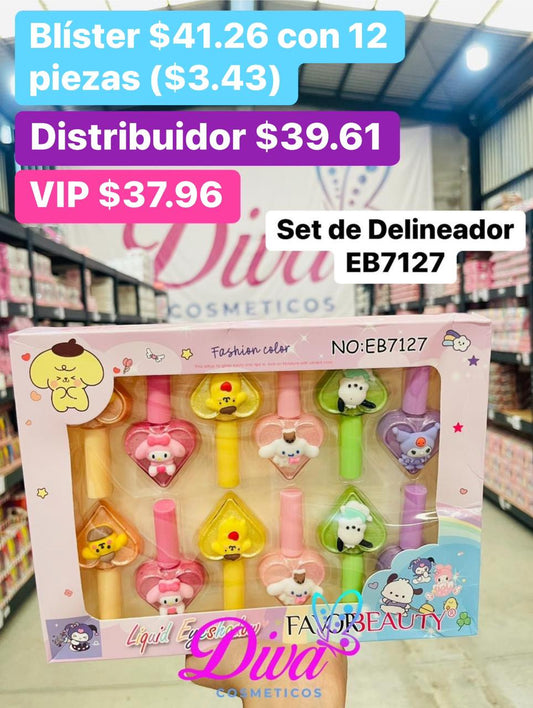 SET DELINEADOR EB7127 B/12