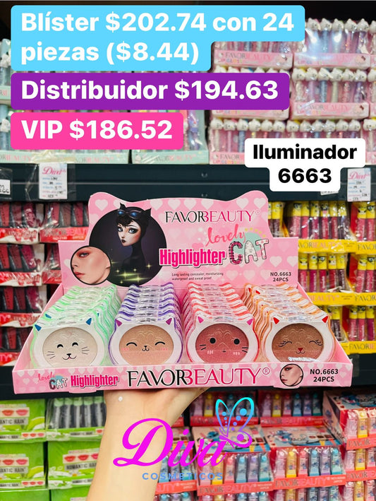 ILUMINADOR GATO 6663 B/24